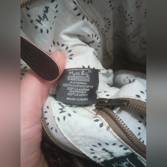 Myra Leather & Hairon Bag - Picture 10 of 10